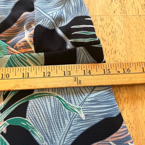 Blue Blush Size Large One Piece Jumpsuit Sleeveless Tropical Vacation ti… - Picture 7 of 12